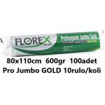 FLOREX PROFESYONEL GOLD JUMBO ÇÖP POŞETİ 80X110 CM SİYAH