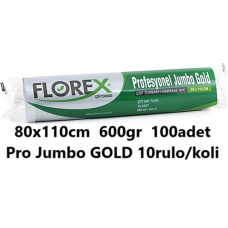 FLOREX PROFESYONEL GOLD JUMBO ÇÖP POŞETİ 80X110 CM SİYAH