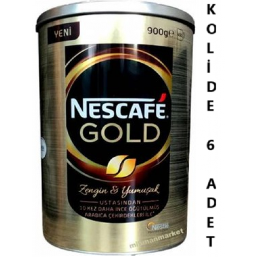 NESCAFE GOLD 900 GR TENEKE KUTU KAHVE